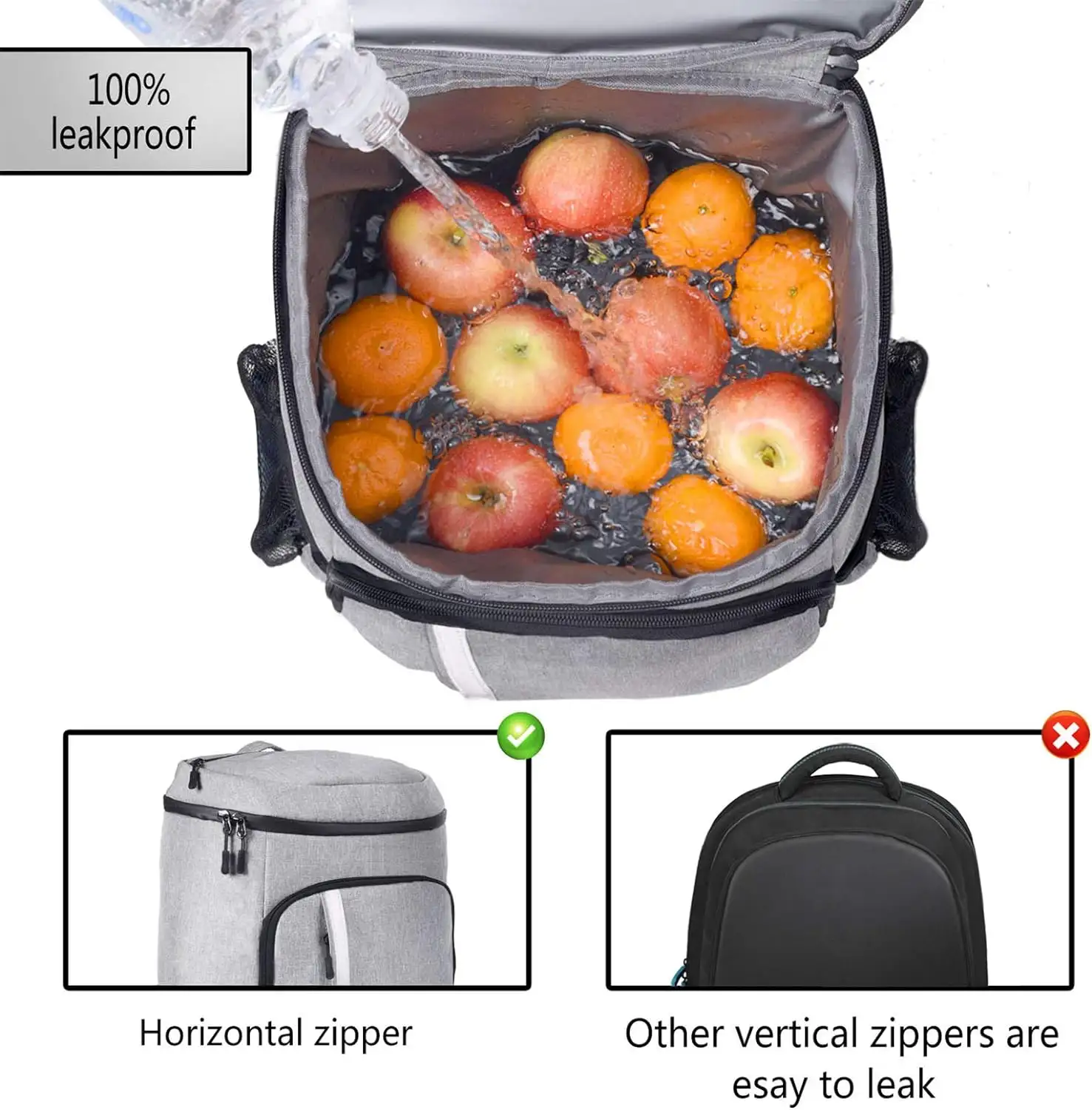 FORICH Backpack Cooler Leakproof Insulated Waterproof Backpack Cooler Bag - 717spjxen4l._ac_sl1500_